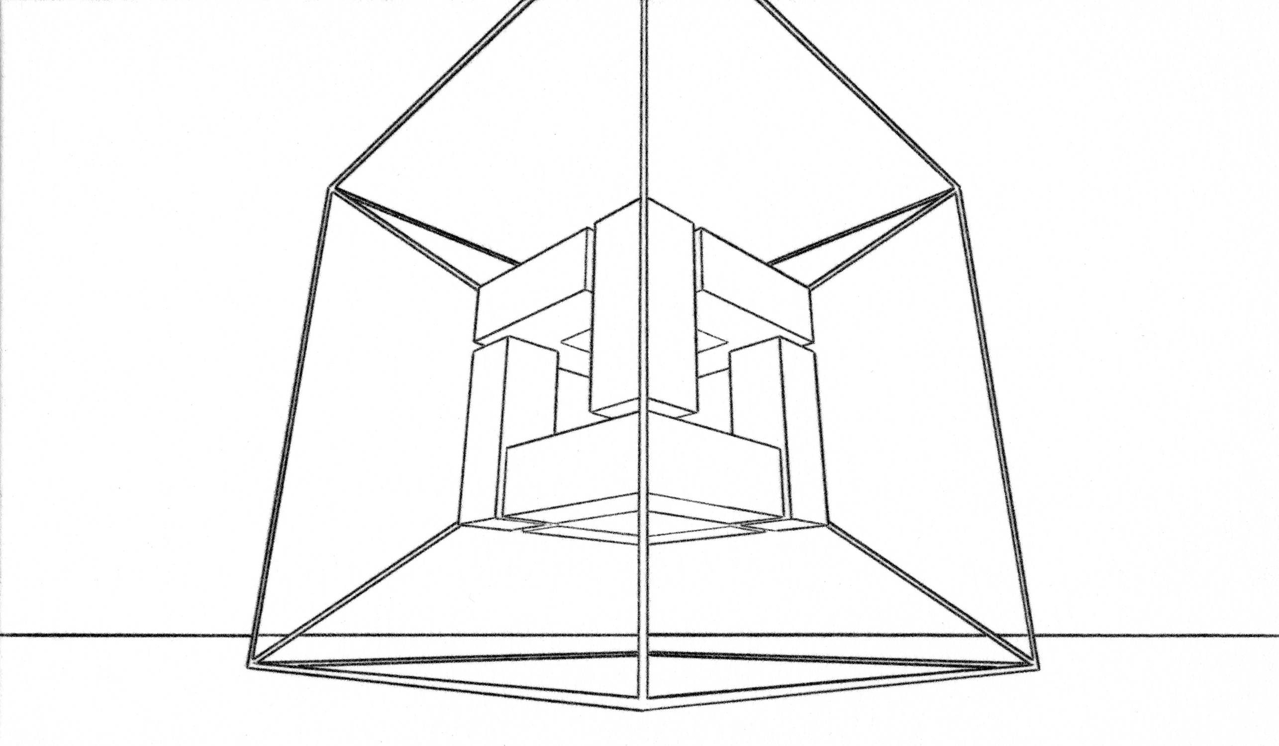 8 Ansichten des utopischen Tesserakts aus der Perspektive der Kleinen Tiere view 1 inside