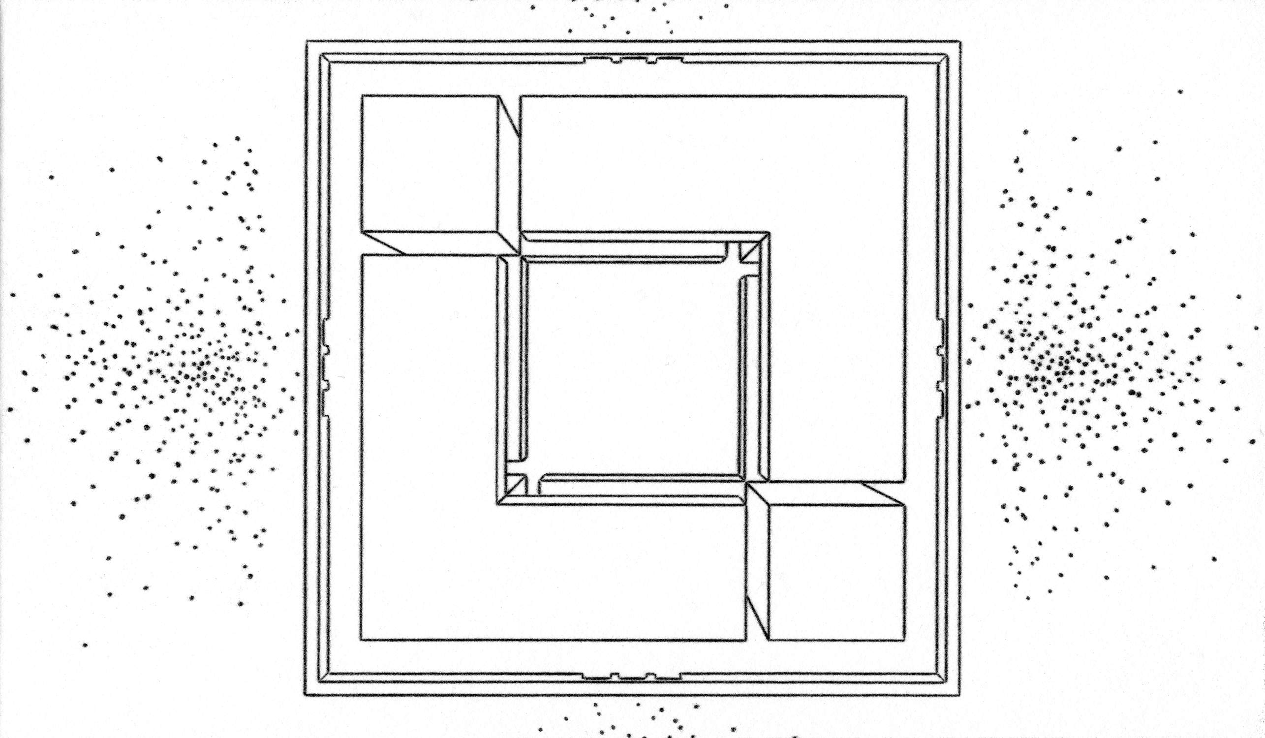 8 Ansichten des utopischen Tesserakts aus der Perspektive der Kleinen Tiere view 3 up