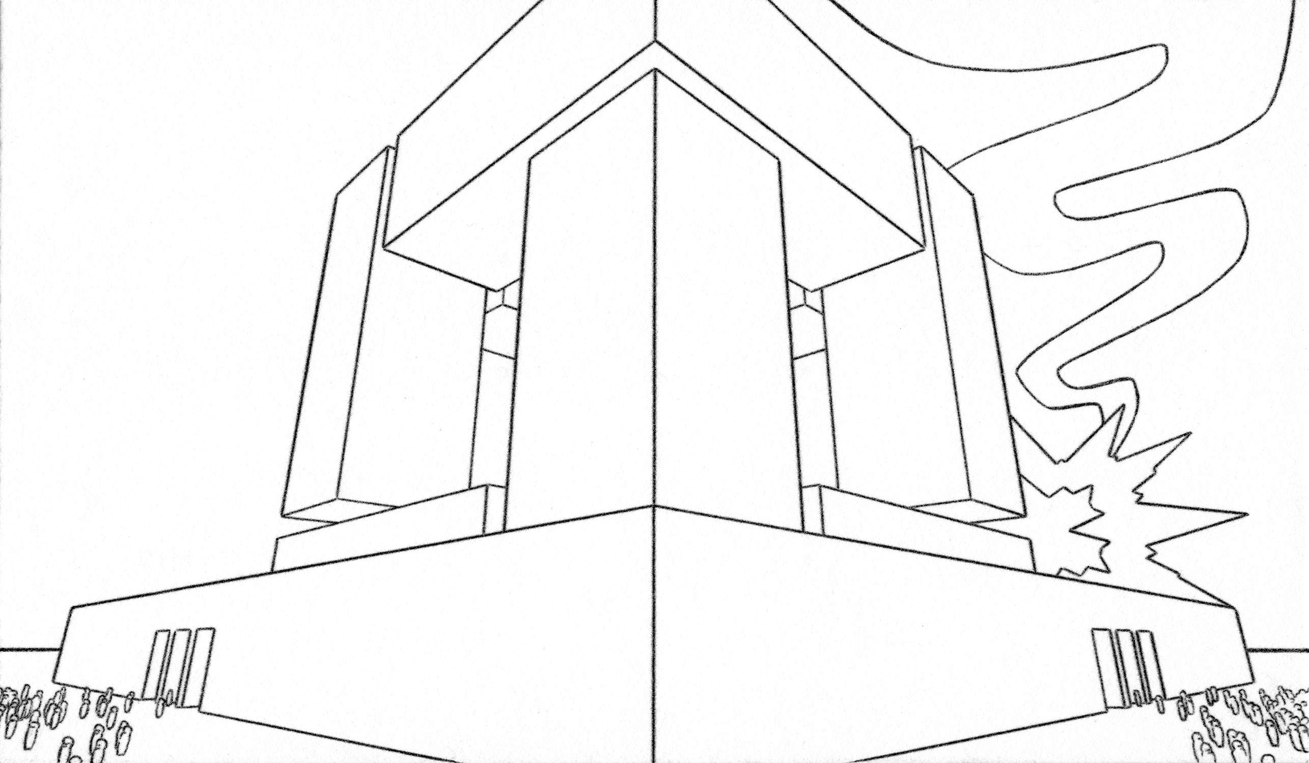 8 Ansichten des utopischen Tesserakts aus der Perspektive der Kleinen Tiere view 8 outside